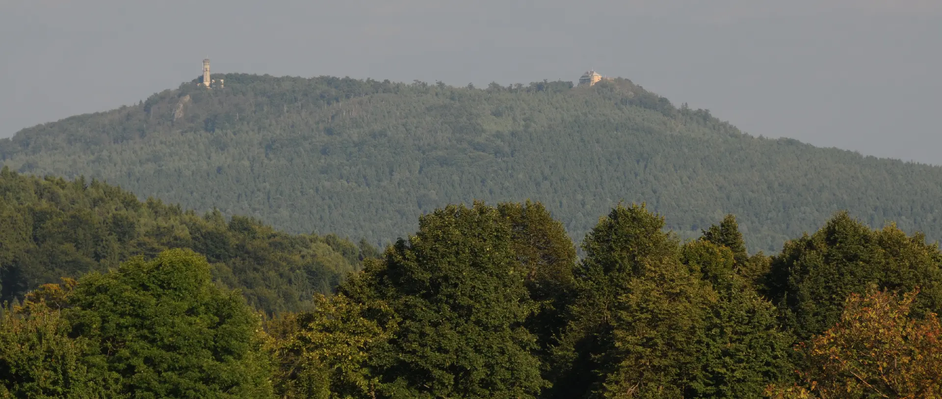 Hochwald mit Aussichtsturm im Zittauer Gebirge