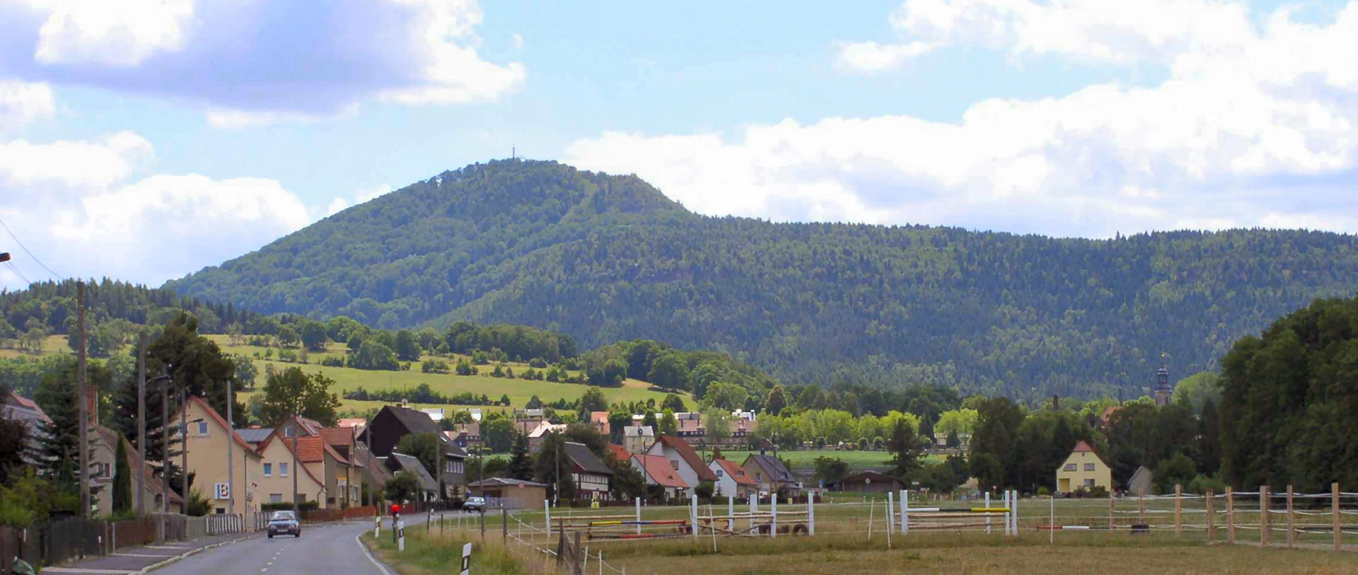 Lausche als höchster Berg im Zittauer Gebirge