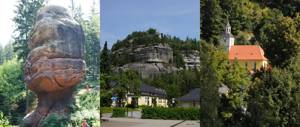 Naturpark Zittauer Gebirge bei Kurort Oybin