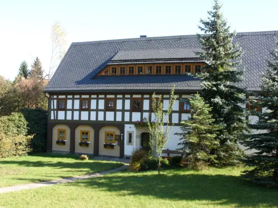 Umgebindehaus im Kurort Jonsdorf