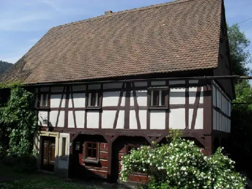 Umgebindehaus bei Waltersdorf im Zittauer Gebirge
