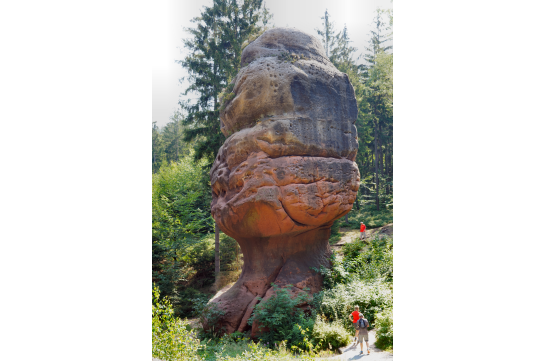 Kelchsteine an der Passstraße nach Lückendorf