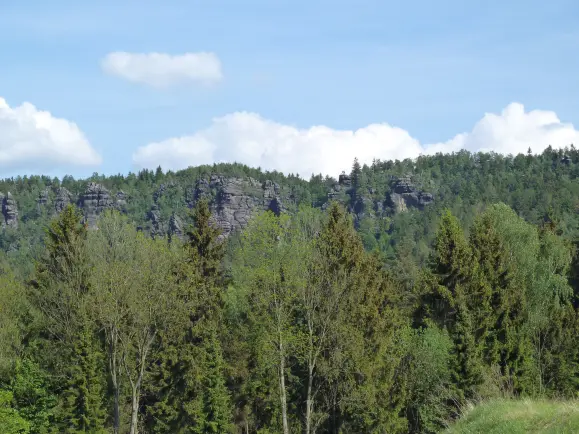 Große Felsengasse am Berg Töpfer