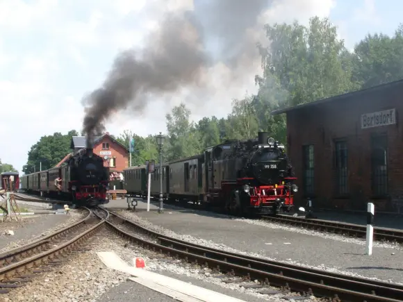 Zittauer Schmalspurbahn bei Olbersdorf